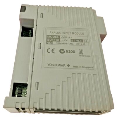 Yokogawa AAB141-H00S1 16-Channel Analog Input Module with HART Communication and 4-20 mA Input for PLC Systems