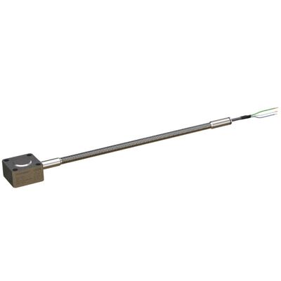 Vibro-Meter CA202 144-202-000-126 Piezoelectric Accelerometer with Stainless Steel Housing and Hermetically Sealed Cable for Hazardous Areas