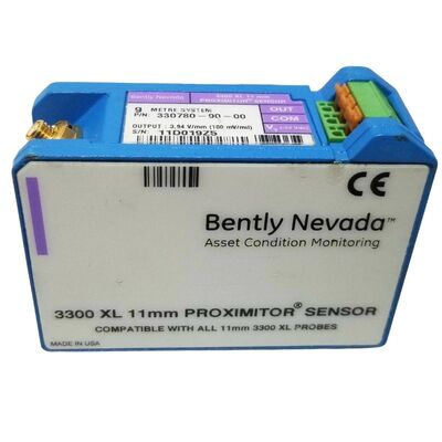 Bently Nevada 3300 XL 11 mm Proximity Sensor with Stainless Steel Housing and IP67 Protection 330780-90-00